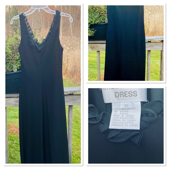 JONES NEW YORK black sleeveless dress. - Picture 4 of 7